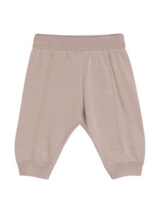 Brunello Cucinelli Kids pantalon de jogging à taille élastiquée - Rose