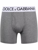 Dolce & Gabbana boxer à taille à logo - Gris - thumbnail