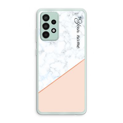 Marmer in stijl: Samsung Galaxy A52s 5G Transparant Hoesje