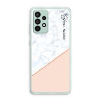 Marmer in stijl: Samsung Galaxy A52s 5G Transparant Hoesje