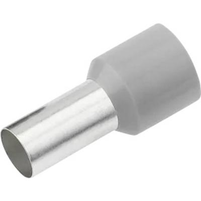 Cimco 187123 Adereindhulzen 2.5 mm² Deels geïsoleerd Grijs 100 stuk(s)