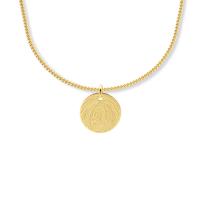 Gepersonaliseerde vingerafdruk ketting - 14K GOUD - Goud - 16 mm - Anchor chain