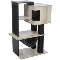 Trixie CityStyle krabpaal grijs/zwart (98 cm) Per stuk Trixie CityStyle krabpaal grijs/zwart (98 cm) Per stuk