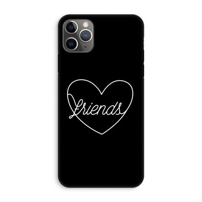 Friends heart black: iPhone 11 Pro Max Tough Case