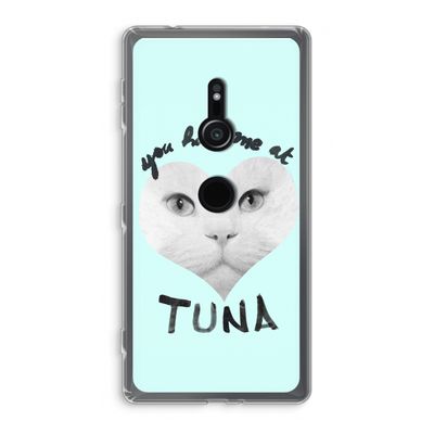 You had me at tuna: Sony Xperia XZ2 Transparant Hoesje