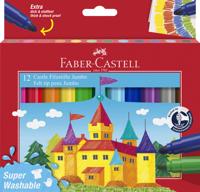 Faber Castell Viltstift Jumbo super wasbaar karton etui