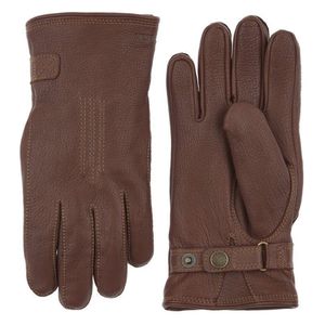 Handschoen Deerskin Lambskin Chocolate