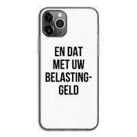 Belastinggeld: iPhone 11 Pro Transparant Hoesje