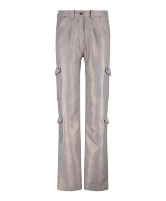 Zip73 Cargo Wide Leg W25/235/01/730 Cargobroeken 730 Sparkling Grey