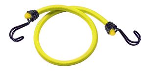 Masterlock Set of 2 bungees 100cm - colour : yellowdouble reverse hook - 3022EURDAT