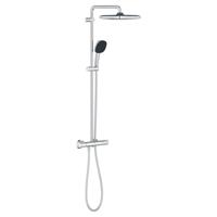 Grohe Vitalio Comfort 250 douchesysteem thermostatisch hoofddouche 1 straalsoort en handd. 2 straalsoorten chroom 26696001