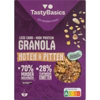Tastybasics Less carb-high protein granola noten & pitten