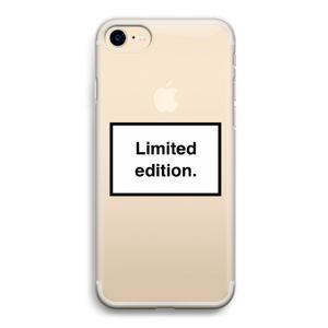 Limited edition: iPhone 7 Transparant Hoesje
