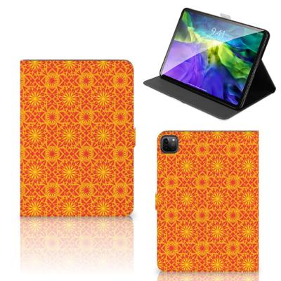iPad Pro 11 2020/2021/2022 Tablet Hoes Batik Oranje iPad Pro 11 2020/2021/2022 Tablet Hoes Batik Oranje