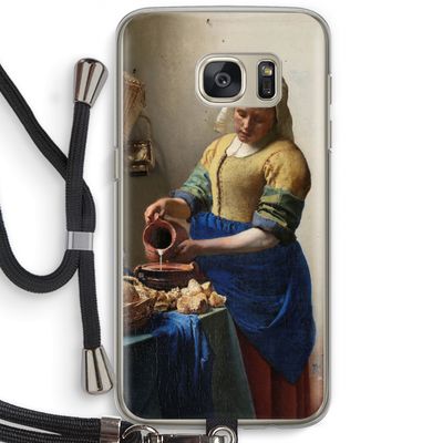 The Milkmaid: Samsung Galaxy S7 Transparant Hoesje met koord