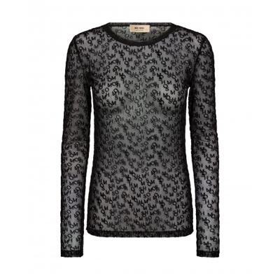 Mos Mosh - Zwart | Dames | Blouse | Zwart | S | regular | Kamst mode