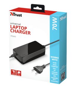 Trust Primo 70W Laptoplader Universeel