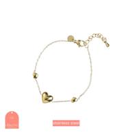 Day&Eve Armband Triple Heart | Goud
