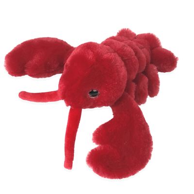 Inware pluche kreeft knuffeldier - rood - 18 cm