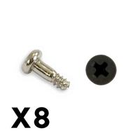FTX - Outback Mini 3,0 Button He Ad Metric Hex Screw 2X6 (8Pc) (FTX8921)
