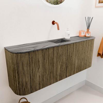 Toiletmeubel Mondiaz Joya Dlux | 113.2 cm | Meubelkleur Dusk | Faye wastafel Sombra Wasbak Midden | Zonder kraangat(en)