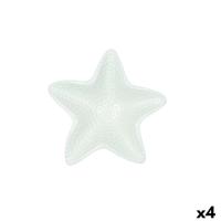 Kom Quid Kaleido Groen Keramisch Ster 16 x 16 x 3,5 cm (4 Stuks)