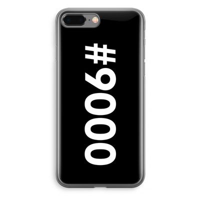 #9000: iPhone 8 Plus Transparant Hoesje