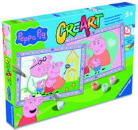Ravensburger CreArt Peppa&apos;s familie