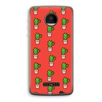 Mini cactus: Motorola Moto Z Force Transparant Hoesje