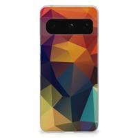 Google Pixel 8 Pro | TPU Hoesje | Polygon Color