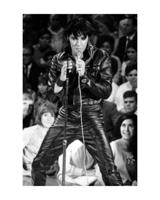 Kunstdruk Elvis Presley 68 Comeback Special 40x50cm - thumbnail