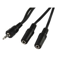 Valueline CABLE-415/5 audio kabel 5 m 3.5mm 2 x 3.5mm Zwart - thumbnail
