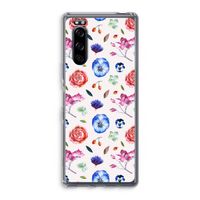 Bloemetjes: Sony Xperia 5 Transparant Hoesje