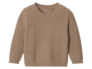 lupilu Gebreide baby trui (Bruin, 74/80)