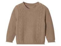 lupilu Gebreide baby trui (Bruin, 86/92)