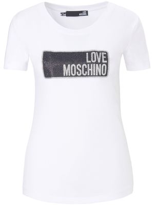 Shirt ronde hals Van Love Moschino wit Shirt ronde hals Van Love Moschino wit
