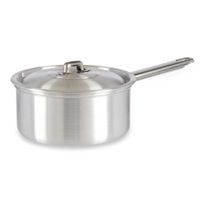 Steelpan/sauspan/juspan zilverkleurig 30 x 18 x 10 cm van 1.5 liter aluminium