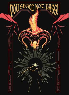 Poster Lord of the Rings Balrog Glow in the Dark 50x70cm