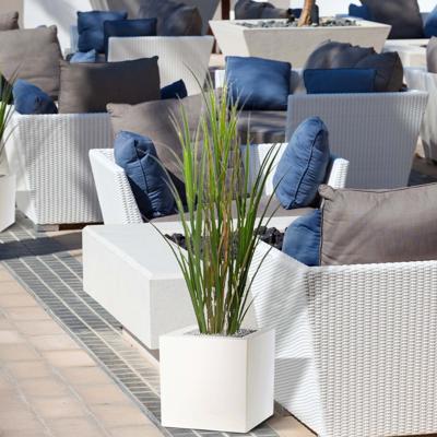 Kunst Rietgras plant deluxe 120cm - groen - UV bestendig