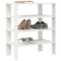 VidaXL Schoenenrek 61x32x70 cm bewerkt hout wit