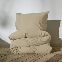 Auping Sand beige Satin Dekbedovertrek