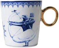 Heinen Delfts Blauw mok keramiek redmer hoekstra sterrenbeeld boogschutter 8.5x9.5cm delfts blauw