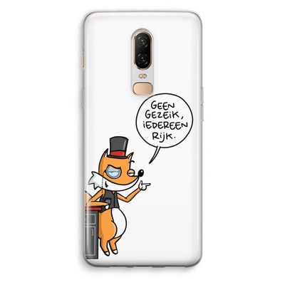 Geen Gezeik: OnePlus 6 Transparant Hoesje