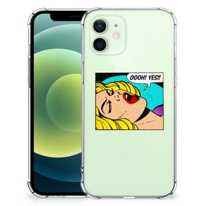 iPhone 12 Mini Anti Shock Bumper Case Popart Oh Yes