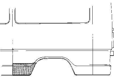 Plaatwerkdeel Edeslinks207d 77-.paneelpla 3070141
