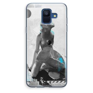 I will not feel a thing: Samsung Galaxy A6 (2018) Transparant Hoesje