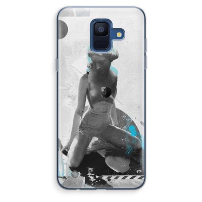 I will not feel a thing: Samsung Galaxy A6 (2018) Transparant Hoesje