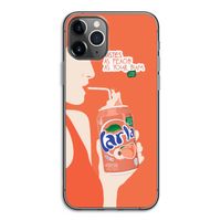Peach please!: iPhone 11 Pro Transparant Hoesje