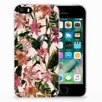 Apple iPhone SE | 5S | TPU Case | Flowers