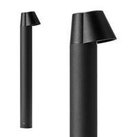 Oberon DL LED Sokkellamp - 60 cm - 9 Watt - 228 Lumen - 3000K warm wit - 12V - 6-Staps Dimbaar - Staande Buitenlamp - IP44 Waterdicht - Padverlichting - Antraciet